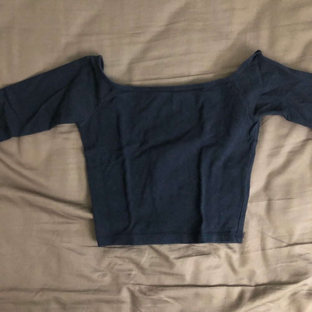 off the shoulder crop top